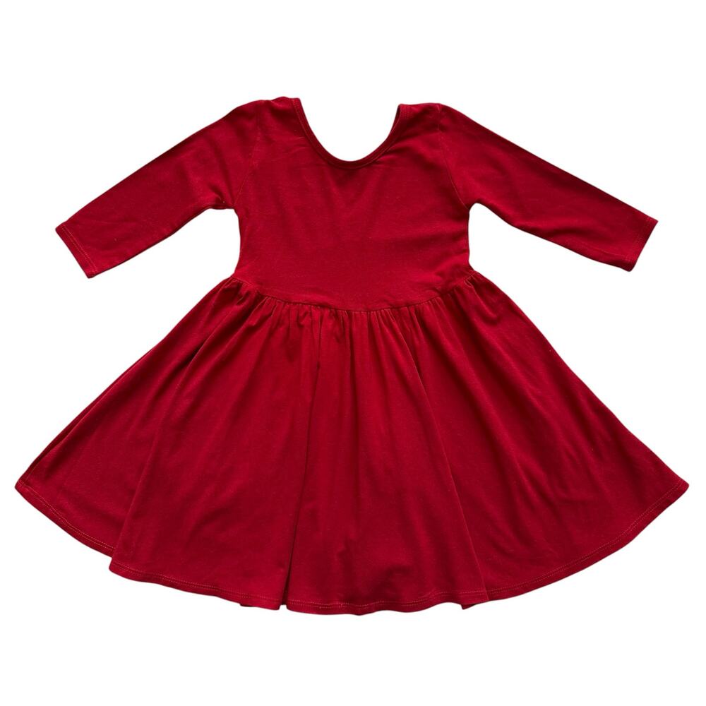 Vivie And Ash Red Twirl Dress Size 5T